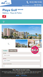Mobile Screenshot of hotel-playa-golf.de
