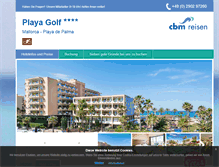 Tablet Screenshot of hotel-playa-golf.de